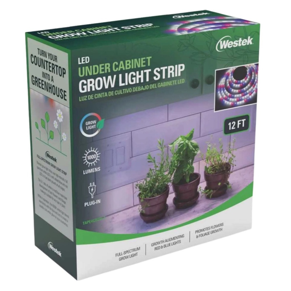 Westek 12' LED Grow Light Tape Light NEW in BOX